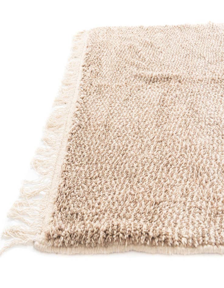 Detail image of  5' x 7'  Hand Knotted Moroccan Wool Rug