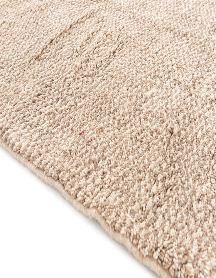 Detail image of  5' x 7'  Hand Knotted Moroccan Wool Rug