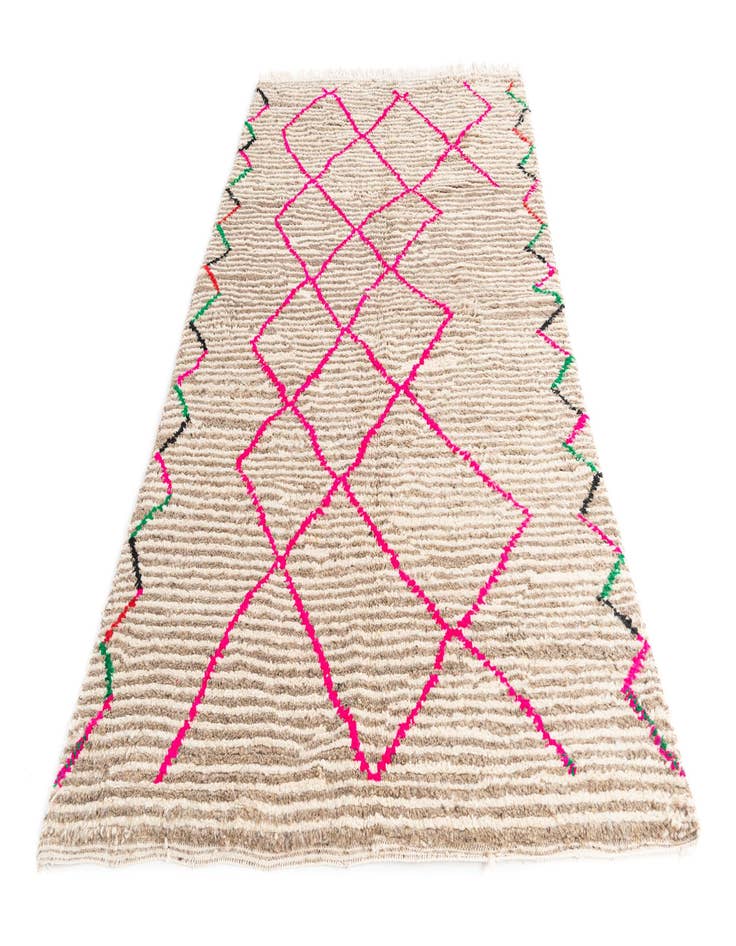 Detail image of  5' x 8' 5  Hand Knotted Moroccan Wool Rug