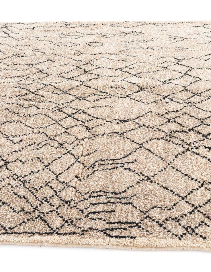 Detail image of  7' x 9' 7  Hand Knotted Moroccan Wool Rug