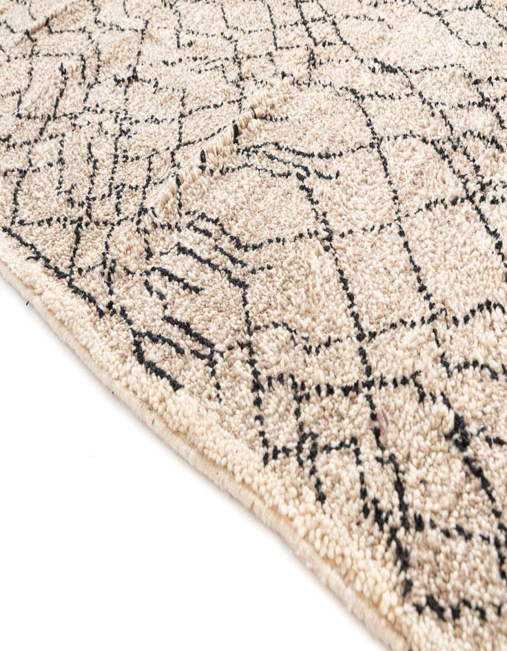 Detail image of  7' x 9' 7  Hand Knotted Moroccan Wool Rug
