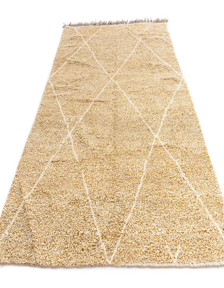 Detail image of  6' 8 x 9' 8  Hand Knotted Moroccan Wool Rug