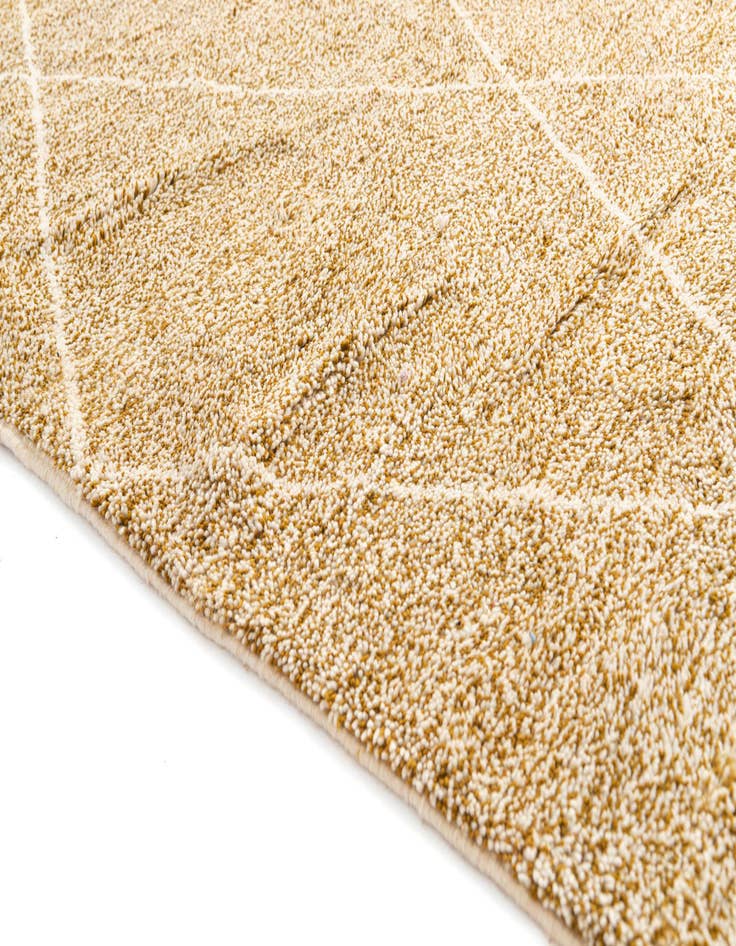 Detail image of  6' 8 x 9' 8  Hand Knotted Moroccan Wool Rug