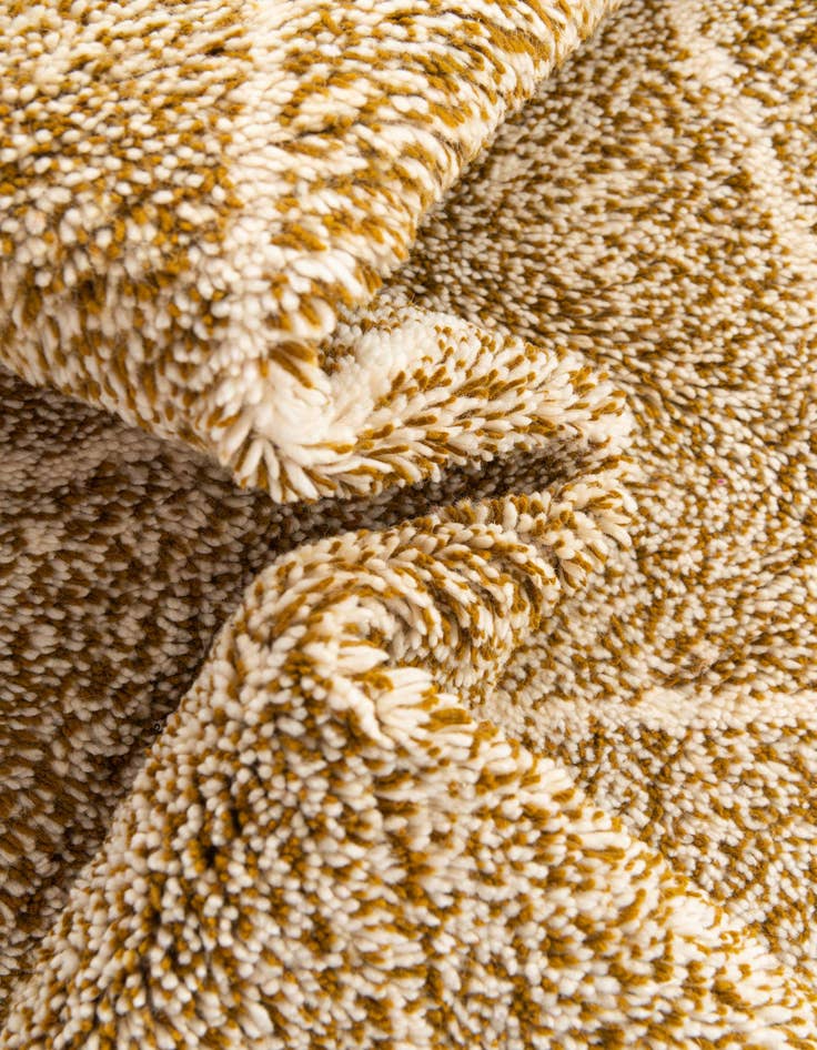 Detail image of  6' 8 x 9' 8  Hand Knotted Moroccan Wool Rug