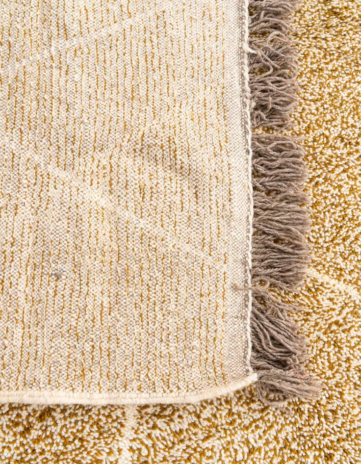 Detail image of  6' 8 x 9' 8  Hand Knotted Moroccan Wool Rug