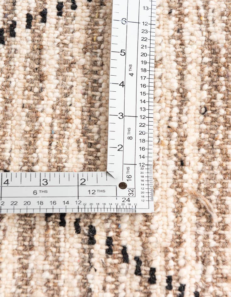 Detail image of  6' 8 x 9' 9  Hand Knotted Moroccan Wool Rug