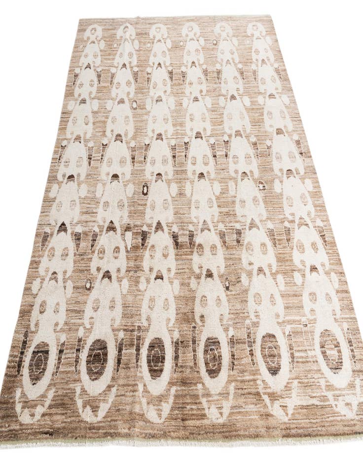 Detail image of  7' 10 x 10' 2  Hand Knotted Moroccan Wool Rug