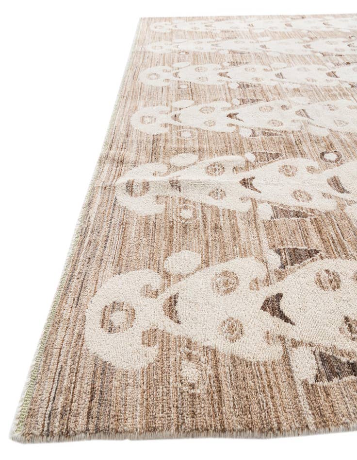 Detail image of  7' 10 x 10' 2  Hand Knotted Moroccan Wool Rug