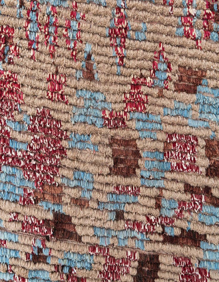Detail image of  5' 4 x 8' 6  Hand Knotted Moroccan Wool Rug