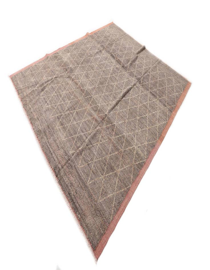 Detail image of 8' 7 x 10' 2 Hand Knotted Moroccan Wool Rug