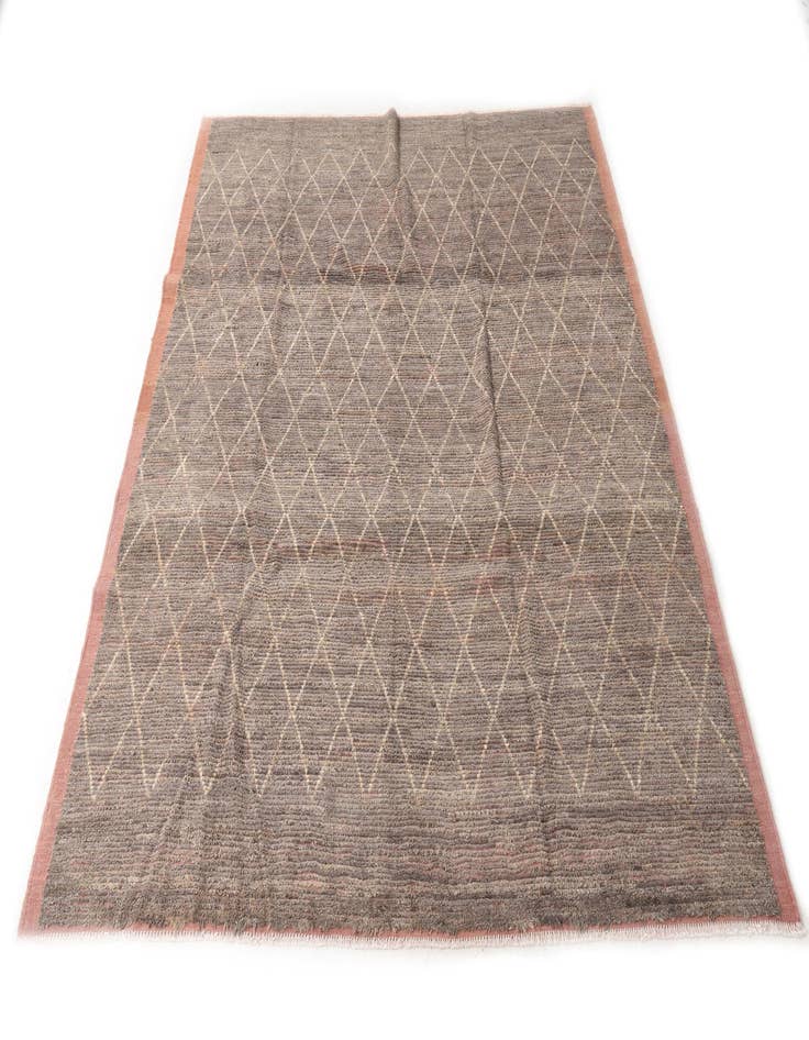 Detail image of 8' 7 x 10' 2 Hand Knotted Moroccan Wool Rug