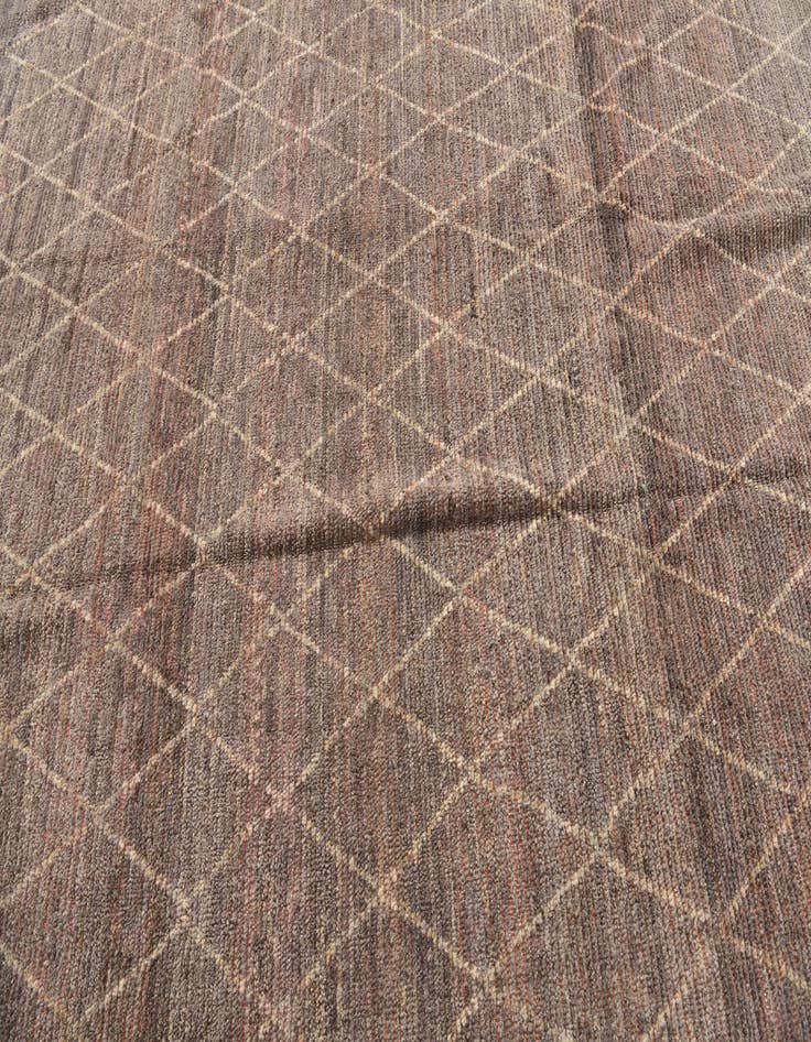 Detail image of 8' 7 x 10' 2 Hand Knotted Moroccan Wool Rug