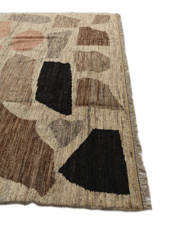 Detail image of  9' 4 x 11' 11  Hand Knotted Moroccan Wool Rug