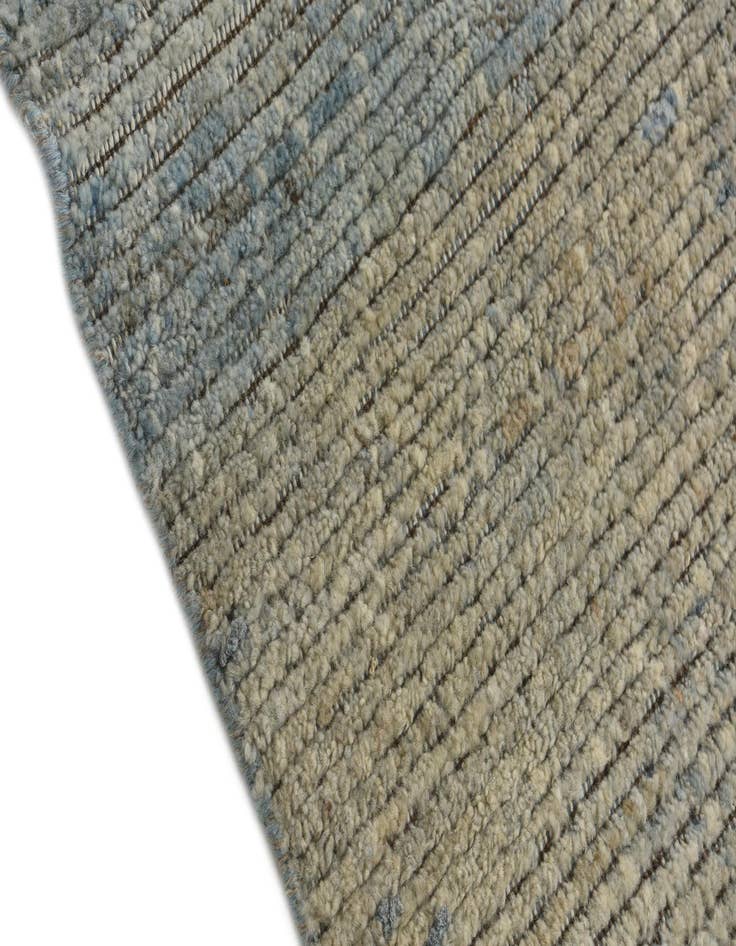 Detail image of  5' 3 x 8'  Hand Knotted Moroccan Wool Rug