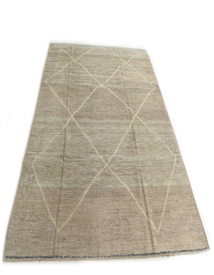 Detail image of  8' x 10' 1  Hand Knotted Moroccan Wool Rug