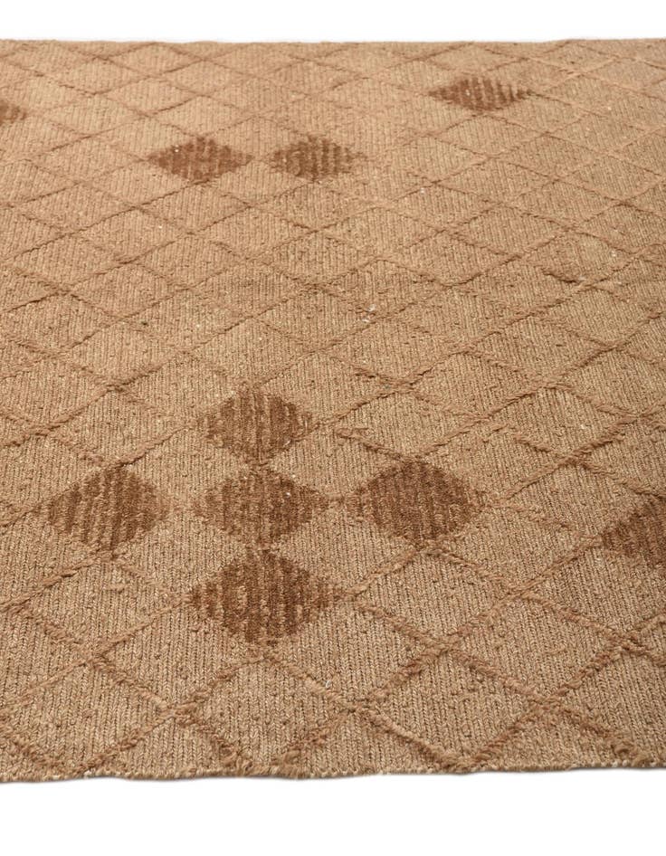 Detail image of  5' 6 x 7' 7  Hand Knotted Moroccan Wool Rug