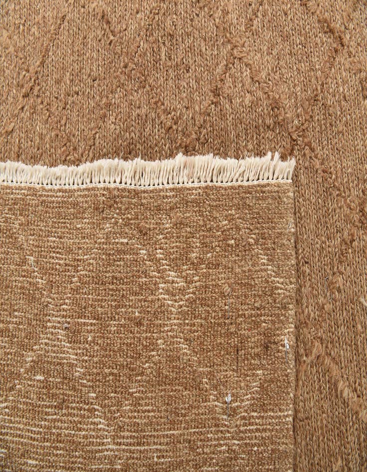 Detail image of  5' 6 x 7' 7  Hand Knotted Moroccan Wool Rug