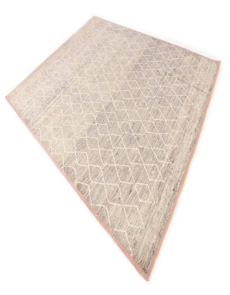 Detail image of  8' 5 x 10' 9  Hand Knotted Moroccan Wool Rug