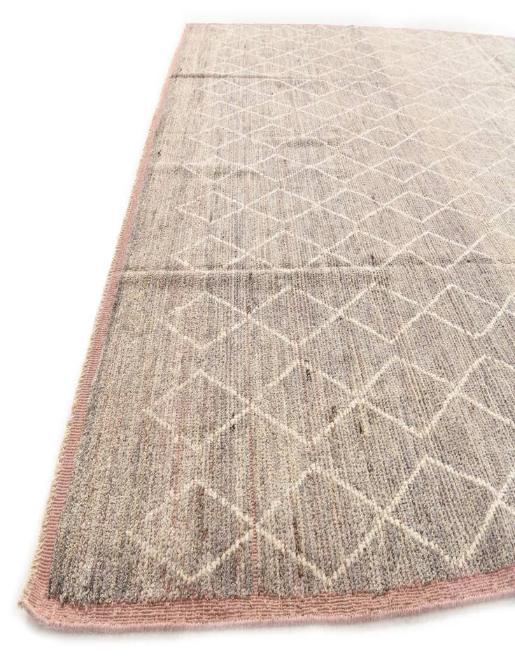 Detail image of  8' 5 x 10' 9  Hand Knotted Moroccan Wool Rug
