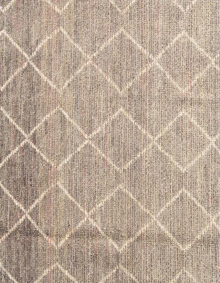 Detail image of  8' 5 x 10' 9  Hand Knotted Moroccan Wool Rug