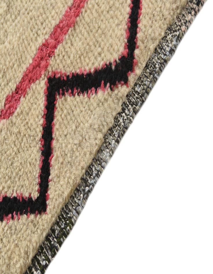 Detail image of  8' 10 x 12'  Hand Knotted Moroccan Wool Rug