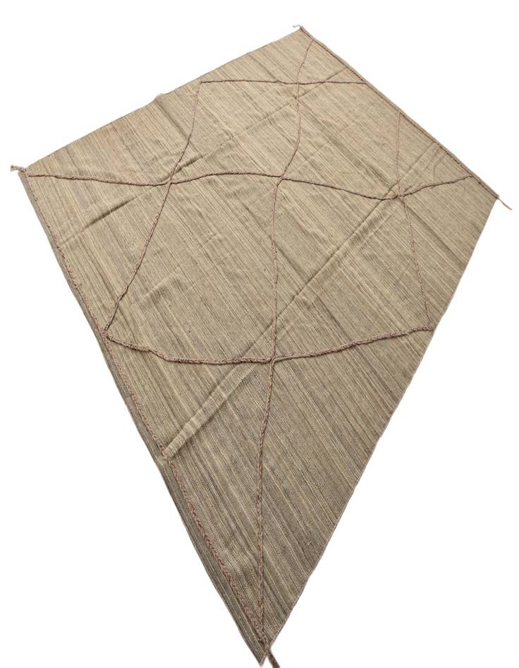 Detail image of  8' 6 x 11' 5  Hand Knotted Moroccan Wool Rug