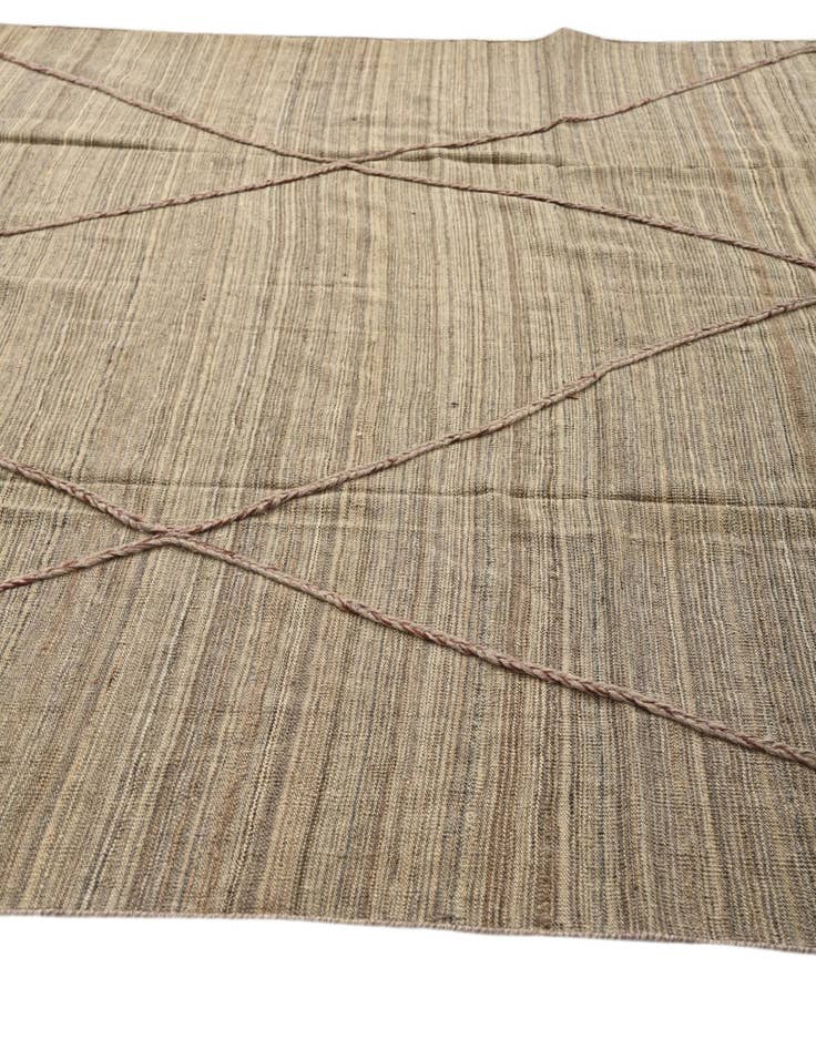 Detail image of  8' 6 x 11' 5  Hand Knotted Moroccan Wool Rug