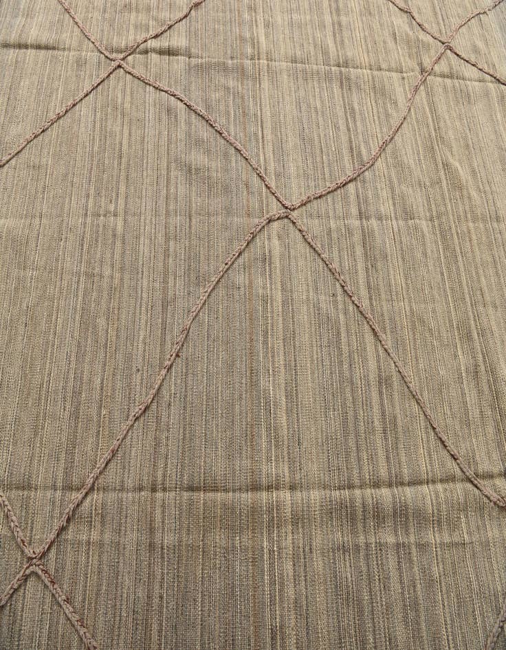 Detail image of  8' 6 x 11' 5  Hand Knotted Moroccan Wool Rug