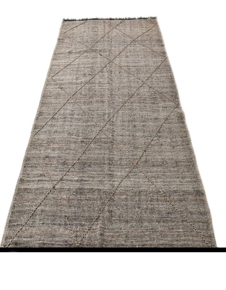 Detail image of  6' 8 x 9' 5  Hand Knotted Moroccan Wool Rug