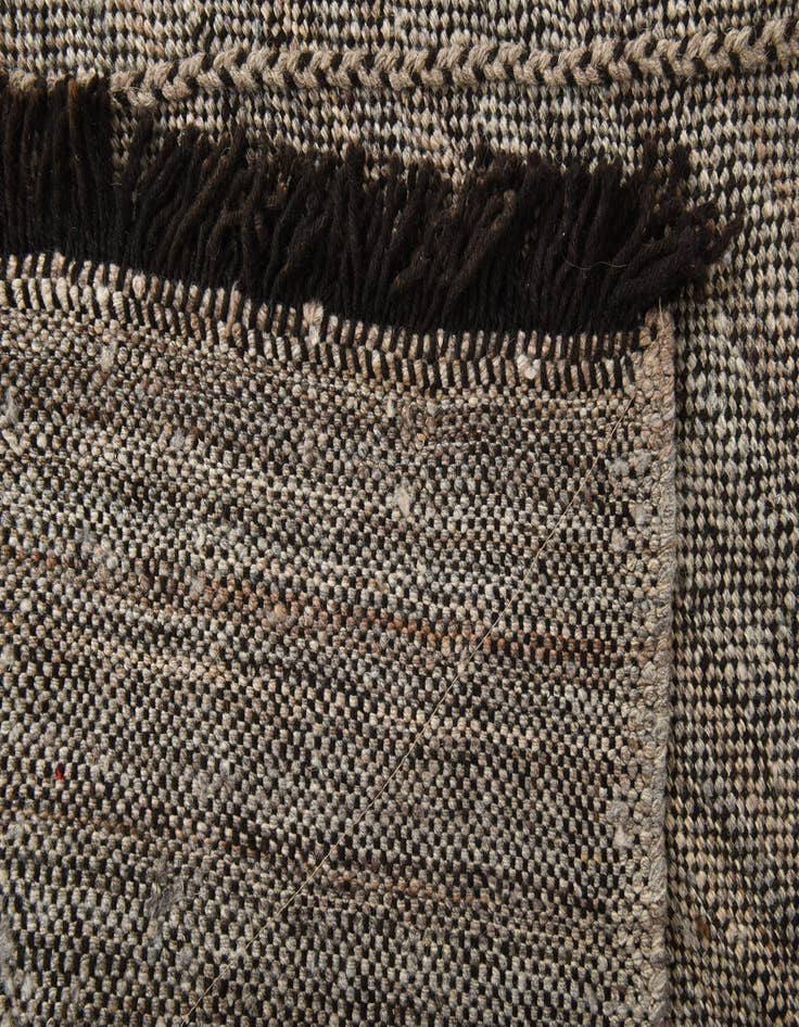 Detail image of  6' 8 x 9' 5  Hand Knotted Moroccan Wool Rug