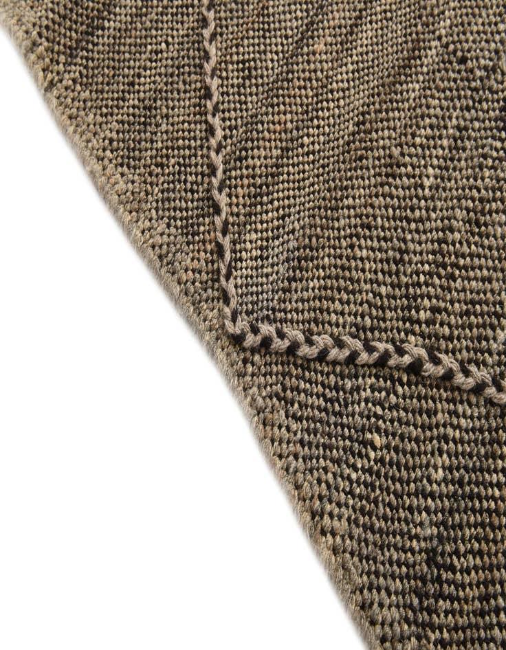 Detail image of  6' 8 x 9' 10  Hand Knotted Moroccan Wool Rug