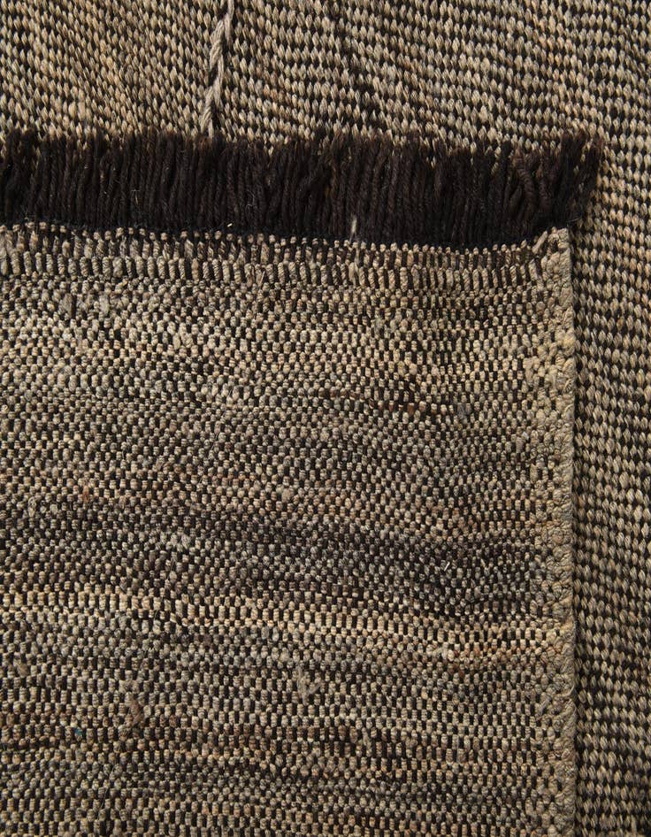 Detail image of  6' 8 x 9' 10  Hand Knotted Moroccan Wool Rug