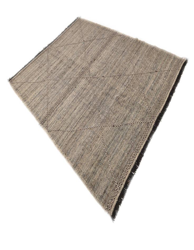 Detail image of  7' 2 x 9' 6  Hand Knotted Moroccan Wool Rug