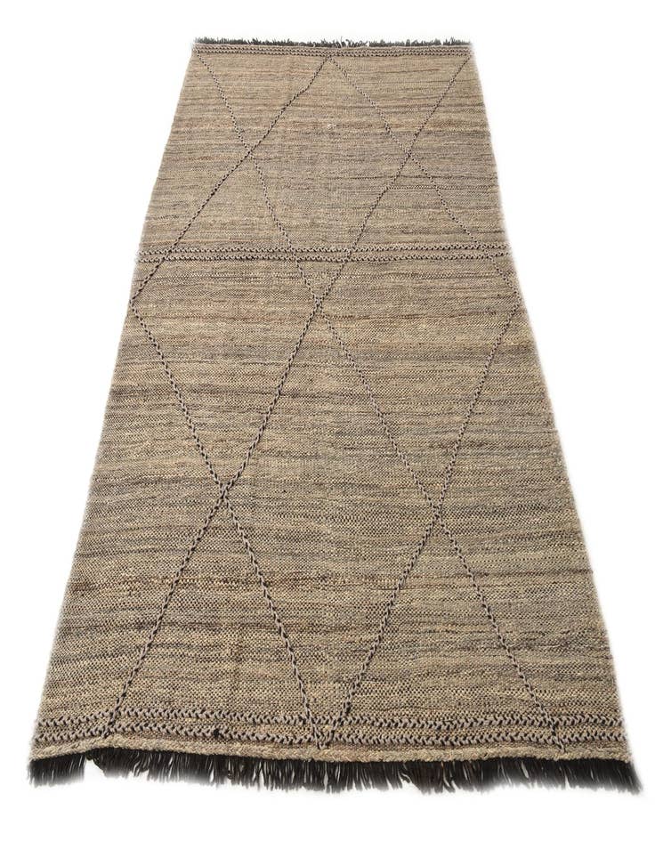 Detail image of  5' 7 x 7' 9  Hand Knotted Moroccan Wool Rug