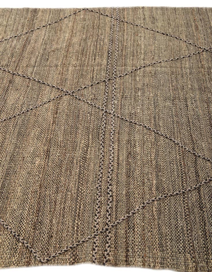 Detail image of  5' 7 x 7' 9  Hand Knotted Moroccan Wool Rug