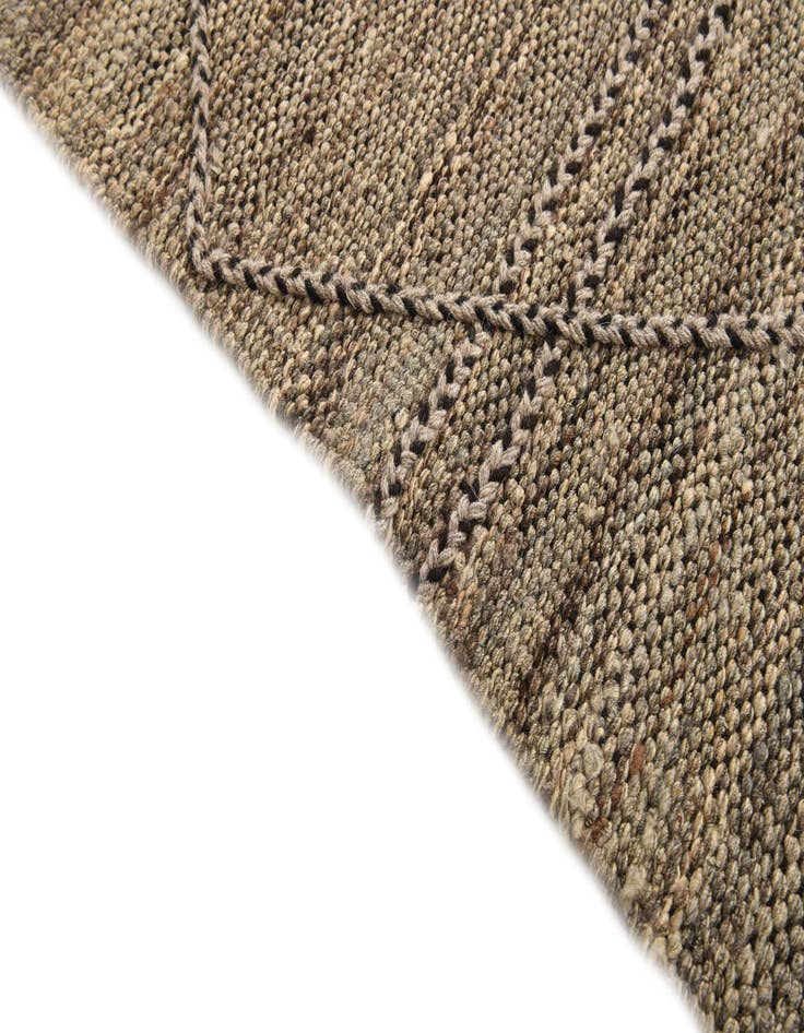 Detail image of  5' 7 x 7' 9  Hand Knotted Moroccan Wool Rug