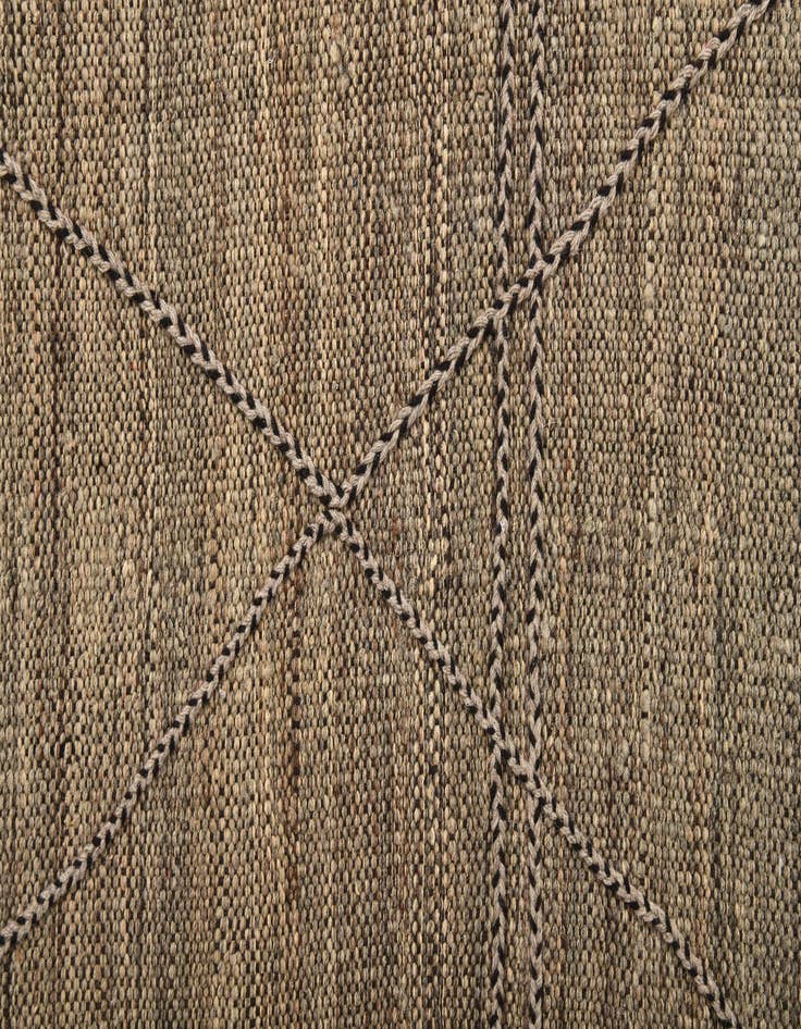 Detail image of  5' 7 x 7' 9  Hand Knotted Moroccan Wool Rug