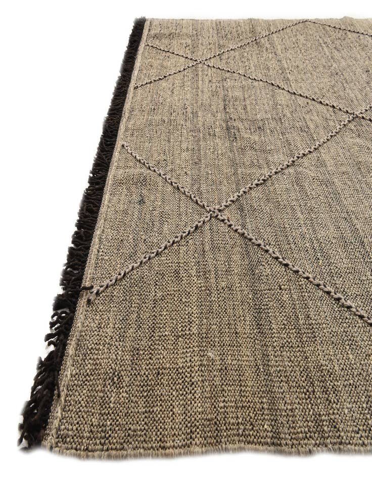 Detail image of  5' 10 x 7' 10  Hand Knotted Moroccan Wool Rug