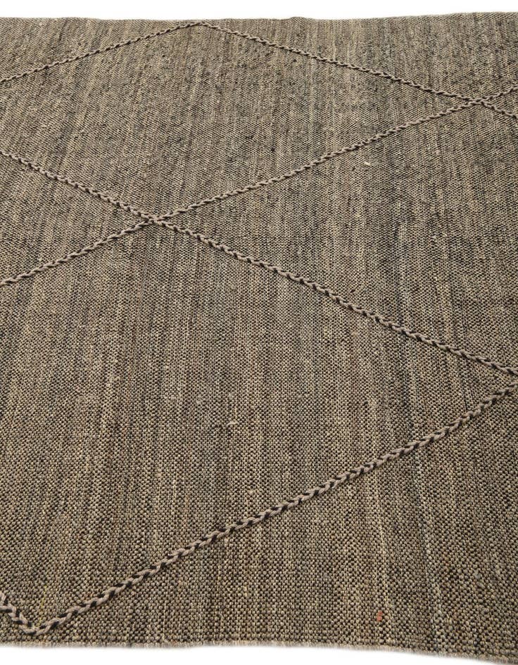 Detail image of  5' 10 x 7' 10  Hand Knotted Moroccan Wool Rug