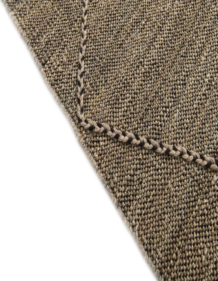 Detail image of  5' 10 x 7' 10  Hand Knotted Moroccan Wool Rug