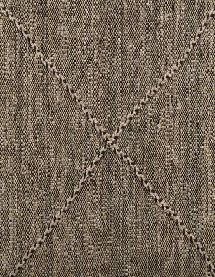 Detail image of  5' 10 x 7' 10  Hand Knotted Moroccan Wool Rug