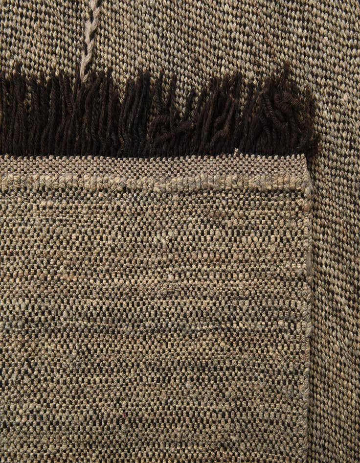 Detail image of  5' 10 x 7' 10  Hand Knotted Moroccan Wool Rug