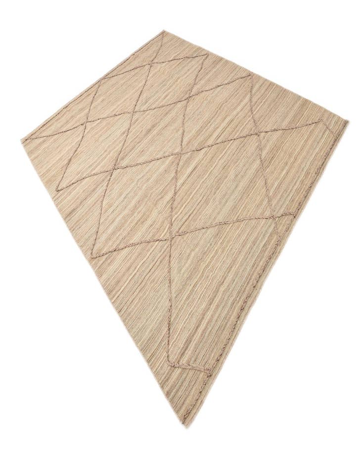 Detail image of  8' 2 x 9' 10  Hand Knotted Moroccan Wool Rug