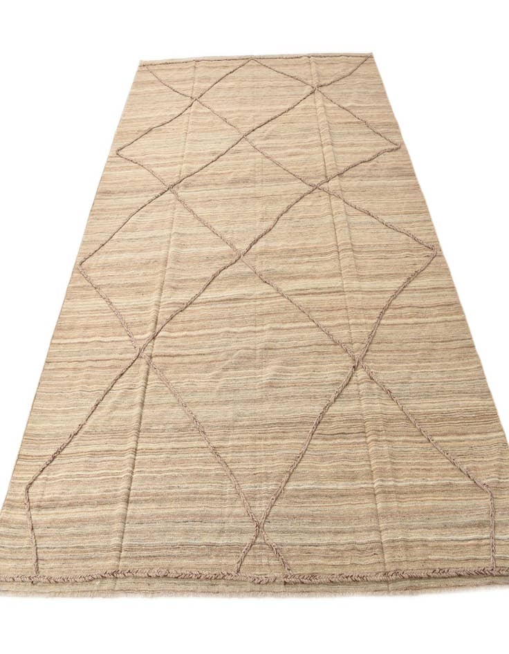 Detail image of  8' 2 x 9' 10  Hand Knotted Moroccan Wool Rug