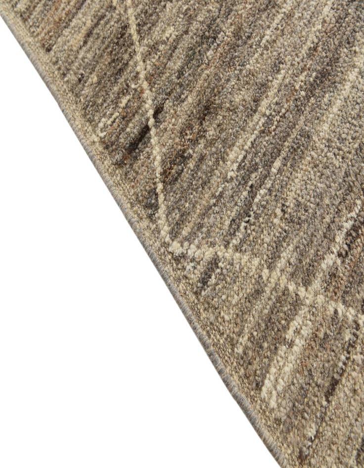 Detail image of  8' 9 x 10' 10  Hand Knotted Moroccan Wool Rug