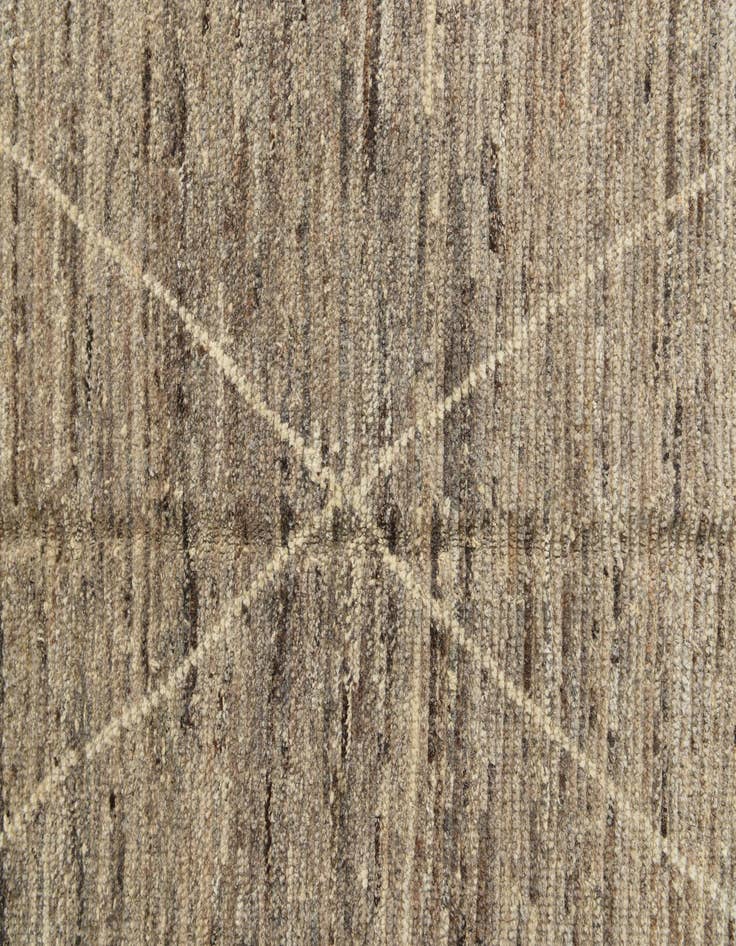Detail image of  8' 9 x 10' 10  Hand Knotted Moroccan Wool Rug