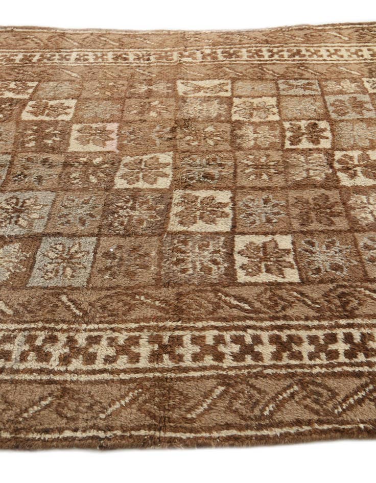 Detail image of  5' 4 x 7' 3  Hand Knotted Moroccan Wool Rug