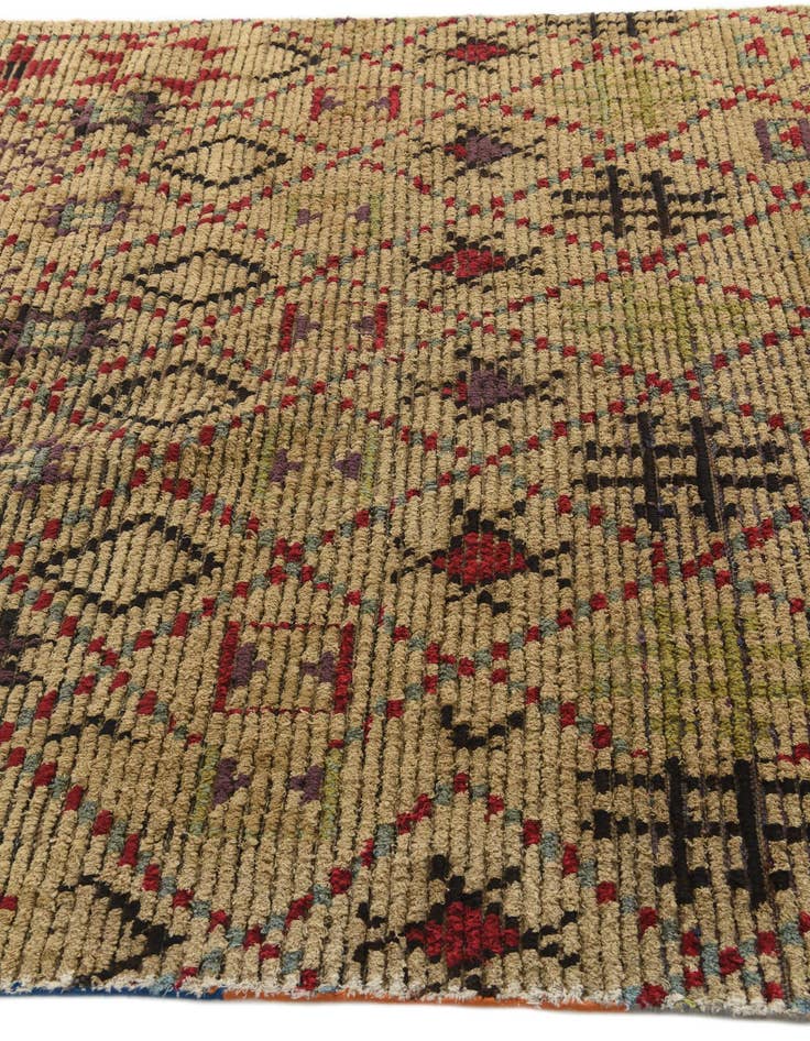 Detail image of  6' 2 x 9' 7  Hand Knotted Moroccan Wool Rug