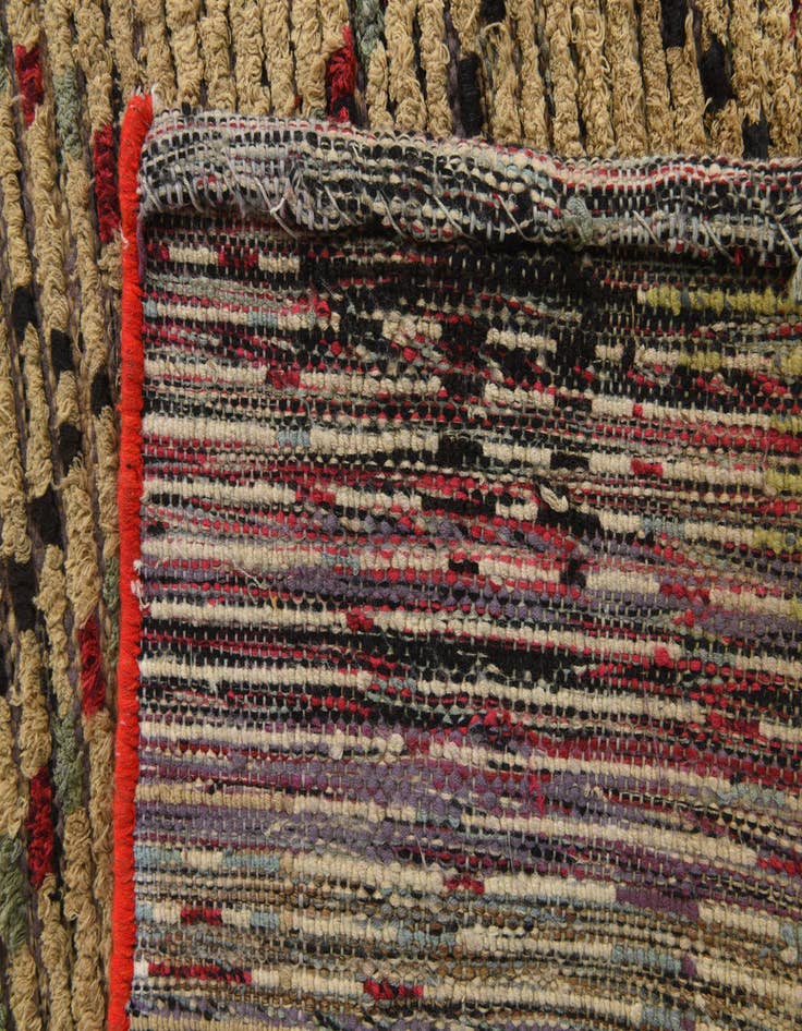 Detail image of  6' 2 x 9' 7  Hand Knotted Moroccan Wool Rug