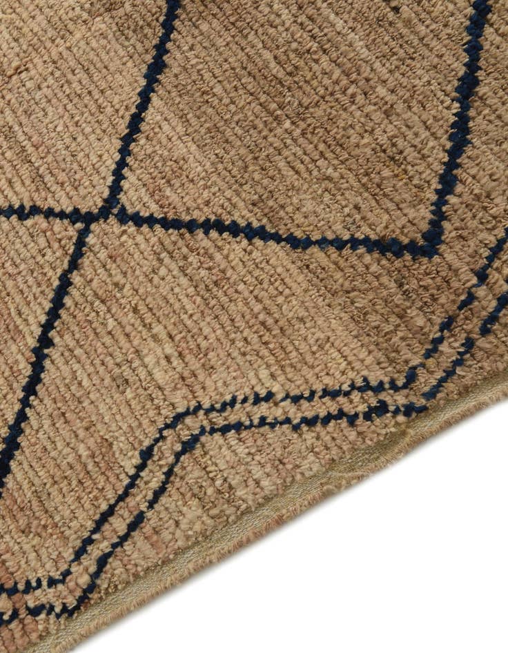 Detail image of  6' x 8' 9  Hand Knotted Moroccan Wool Rug